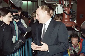 Labour leader Neil Kinnock hitting the campaign trail in Southampton ahead of the 1992