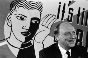 Labour leader Neil Kinnock launches a new capping Red Wedge