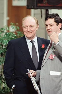 Labour leader Neil Kinnock receives the results of the 1992 General Election