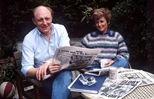 00203 Prints: Labour leader Neil Kinnock and wife Glenys at their London home in 1987