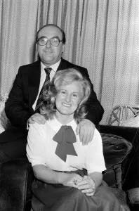 Labour Prints: Labour MP John Smith at home in Edinburgh with his wife Elizabeth. 26th September 1984