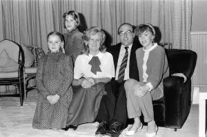 Labour MP John Smith at home in Edinburgh with his wife Elizabeth