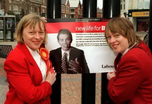 Labour MPs Angela Eagle (left) and her twin sister Maria who cintest the safe seat