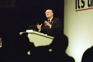 The Labour Party campaigning in Scotland ahead of the 1992 General Election