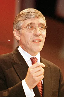 Labour Party Conference 1998 Jack Straw delivers his speech to the party members