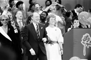 Labour Party rally held at the Business Design Centre during the 1987 election campaign