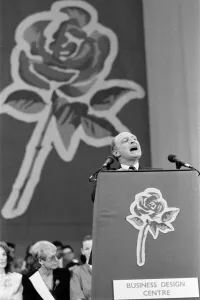 01380 Prints: Labour Party rally held at the Business Design Centre during the 1987 election campaign