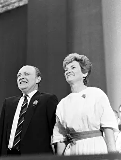 01380 Prints: Labour Party rally held at the Business Design Centre during the 1987 election campaign