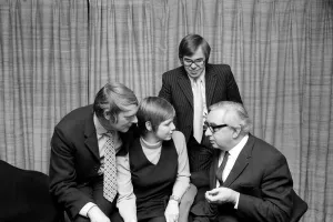 Labour politician George Brown with his Daughter Pat Knowles and her husband Derek