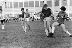 01133 Prints: Ladies football match. Southampton Ladies v Beecham Belles from Berkshire