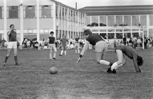 01133 Prints: Ladies football match. Southampton Ladies v Beecham Belles from Berkshire