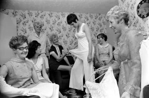 Ladies who attended a lingerie party in Inlow near Manchester