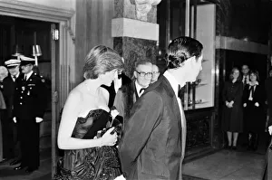 Lady Diana Spencer attended her first public engagement tonight