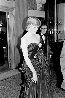 Lady Diana Spencer attended her first public engagement tonight
