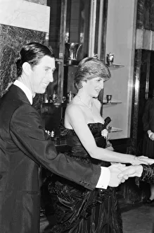 Lady Diana Spencer attended her first public engagement tonight