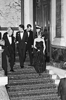 Lady Diana Spencer attended her first public engagement tonight