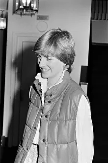 Corridor Prints: Lady Diana Spencer, pictured at her London flat in September 1980