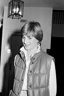 Lady Diana Spencer, pictured at her London flat in September 1980