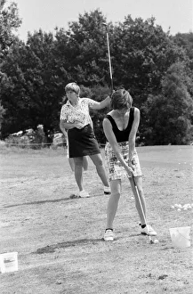 Lady golfers from all over the world compete in the European LPGA at Sunningdale
