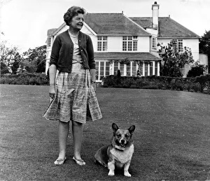 00191 Prints: Lady Megan Lloyd George pictured at her home at Brynawelon