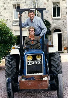 Lady Pauline Ogilvie Grant and her husband (fourth) David Nicholson September 1994