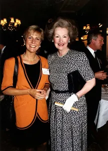 Lady Raine Spencer Step Mother To The Princess Of WalesWith TV Presenter Jill Dando