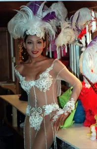 Ladyboys Edinburgh Festival August 1998 member of dance theatre troupe from Bangkok