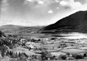 Lake District Prints: Lake District - Bassenthwaite Lake pictured from Whinlatter Pass 18 May 1966