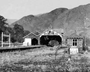 Core53 Prints: Lake District - The derelict Coniston Railway Station 22 October 1965