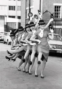 Six Laker stewardesses make a record dedicated to Freddie Laker called