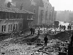 Damage Collection: Lambeth and Kennington area of London - April 1941. Picture shows The Old