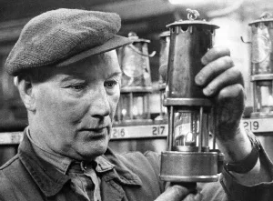 Lamp man Jack Storey lit his last miners lamp at the Morrison Busty pit at Annfield