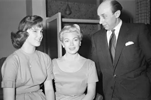 Lana Turner, american film actress pictured during interview with Daily Mirror journalist
