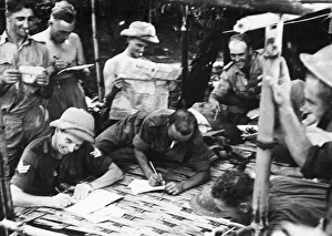 The Lancashire Fusiliers in Burma. In the swamps and jungle of Burma the Lancashire