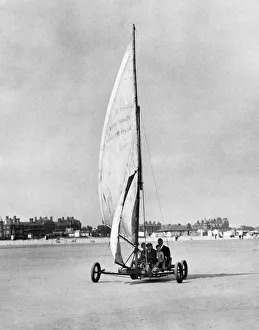 Land sailing, also known as sand yachting'or land yachting