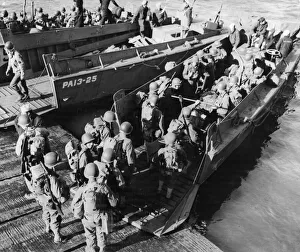 The landing craft, vehicle, personnel (LCVP) or Higgins boat