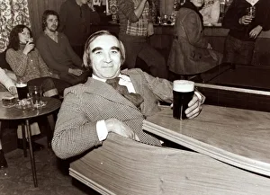 Landlord of the Smelters Arms pub at Castleside in County Durham Colin Heslop enjoys a