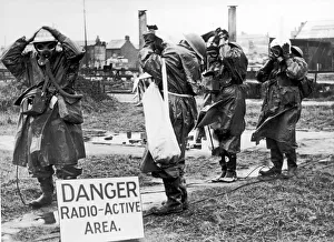 A large scale Civil Defence exercise held at Portsmouth