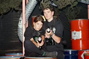 Images Dated 1st January 1992: Laser Quest is the name of a Canadian / English indoor lasertag game using infrared