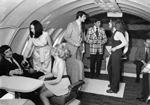 Hostess Prints: The latest thing in air travel is a dance floor for passengers on Air Canada
