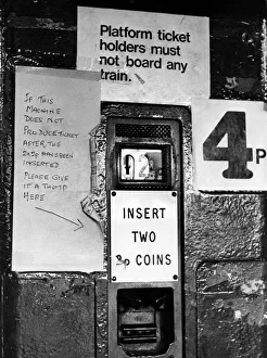Instructions Prints: This is the latest way of getting a platform ticket at Durham Railway Station on 8th