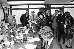 Launch of BRMB Radio, Birmingham, Tuesday 19th February 1974