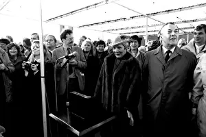 00323 Prints: The launch of the merchant ship Johanna Oldendorff at the Southwick slipway of North-East