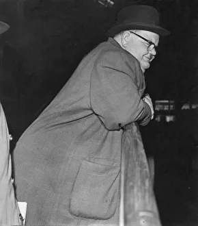 Laurel & Hardy - Comedy duo Stan Laurel and Oliver Hardy - Oliver Hardy in Newcastle