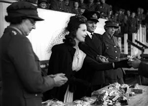 Lawrence Olivier and Vivian Leigh at ATS Sports Laurence Olivier