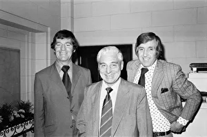 00403 Prints: Lawrie McMenemy & Ted Bates of Southampton Football Club and John Bond of Norwich City