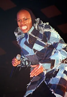 Lead singer Skin October 1999 Skunk Anansie at the Barrowlands in Glasgow