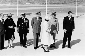 01286 Prints: Leaders in Normandy to commemorate the 40th anniversary of D Day