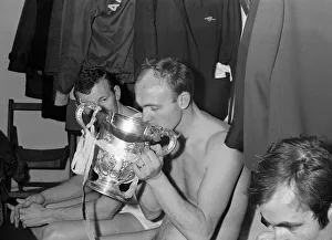 League Cup Final 1969. Arsenal v. Swindon Town. Peter Noble