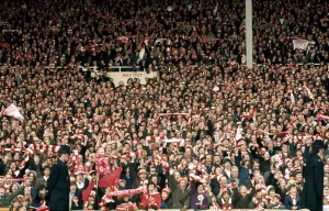 League Cup Final at Wembley Stadium Stoke City 2 v Chelsea 1 Stoke fans